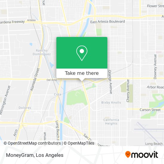 MoneyGram map