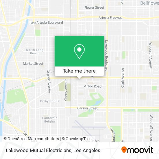 Lakewood Mutual Electricians map