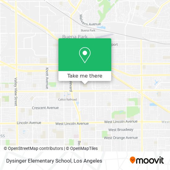 Dysinger Elementary School map