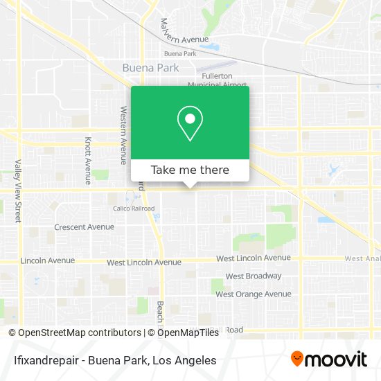 Mapa de Ifixandrepair - Buena Park