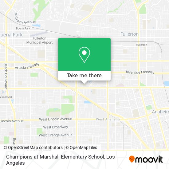 Champions at Marshall Elementary School map