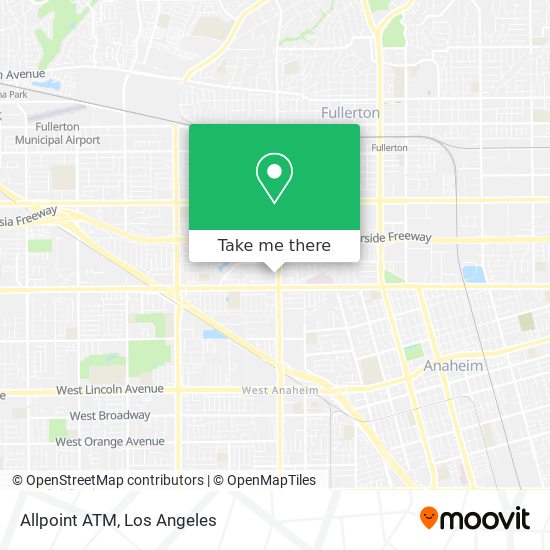 Allpoint ATM map