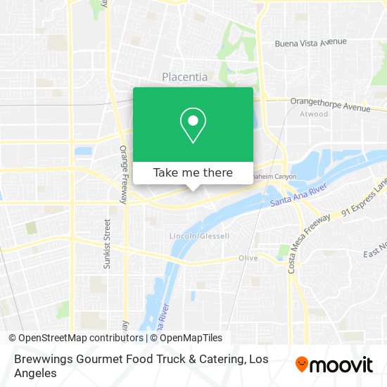 Mapa de Brewwings Gourmet Food Truck & Catering