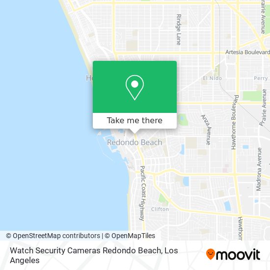 Mapa de Watch Security Cameras Redondo Beach