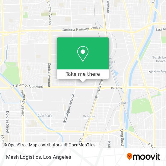 Mesh Logistics map