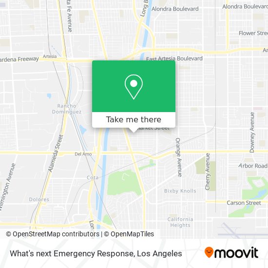 What's next Emergency Response map