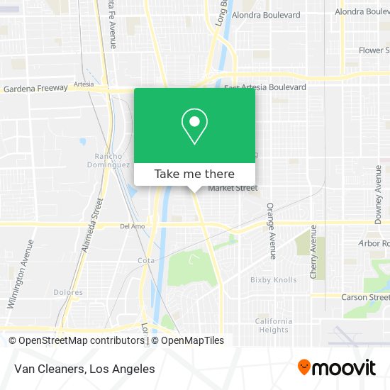 Van Cleaners map