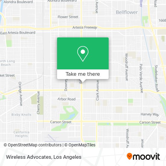 Wireless Advocates map