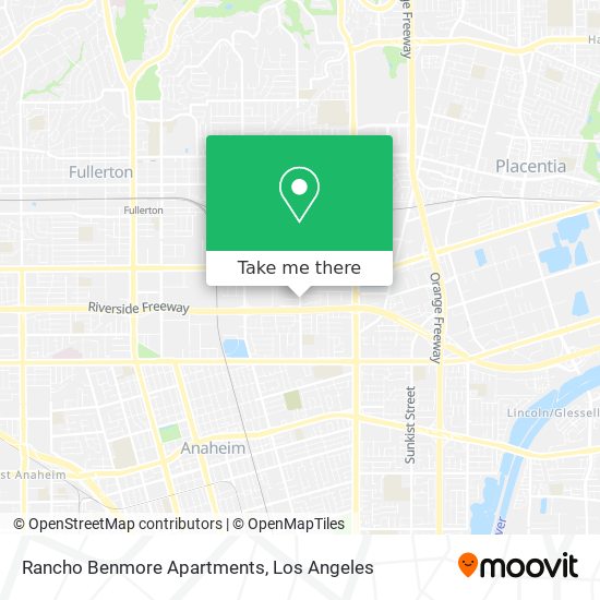 Mapa de Rancho Benmore Apartments