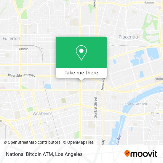 Mapa de National Bitcoin ATM