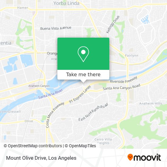 Mapa de Mount Olive Drive