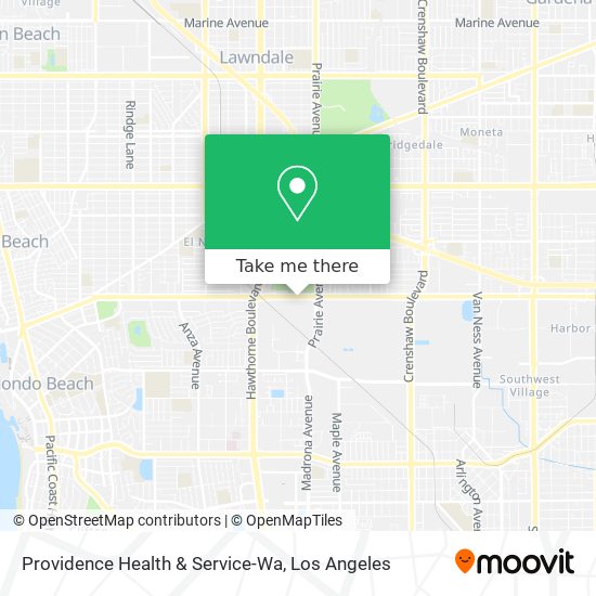 Mapa de Providence Health & Service-Wa