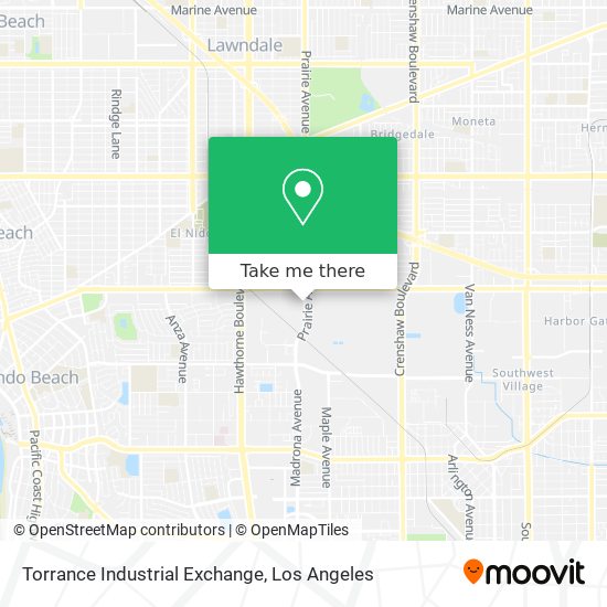 Mapa de Torrance Industrial Exchange