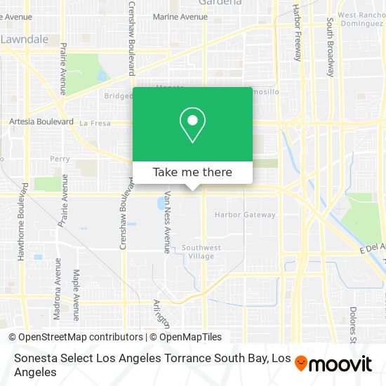Sonesta Select Los Angeles Torrance South Bay map