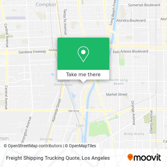 Freight Shipping Trucking Quote map