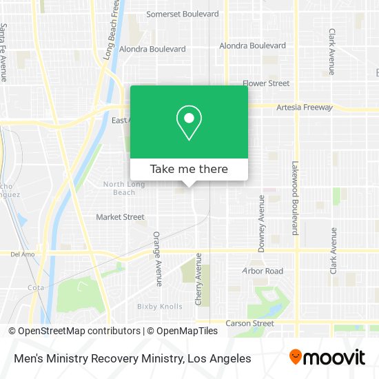 Mapa de Men's Ministry Recovery Ministry