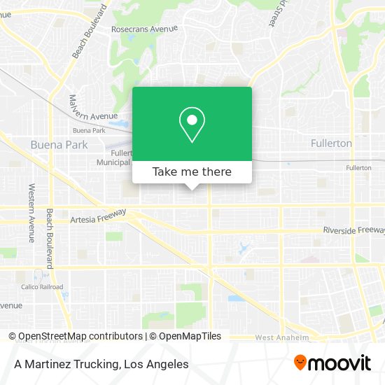 Mapa de A Martinez Trucking
