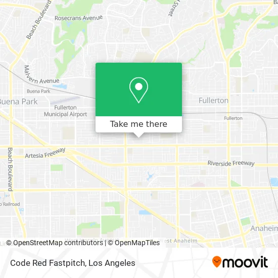 Code Red Fastpitch map