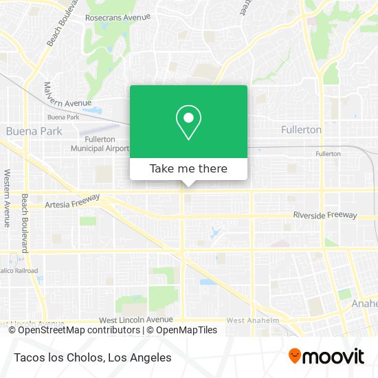 Mapa de Tacos los Cholos