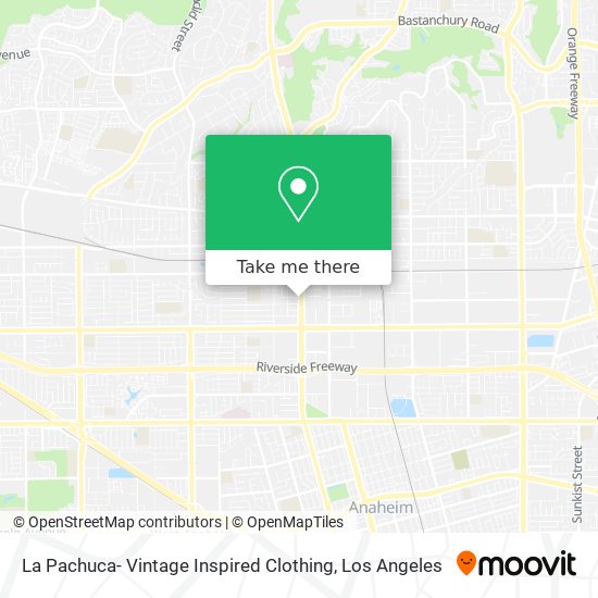 La Pachuca- Vintage Inspired Clothing map