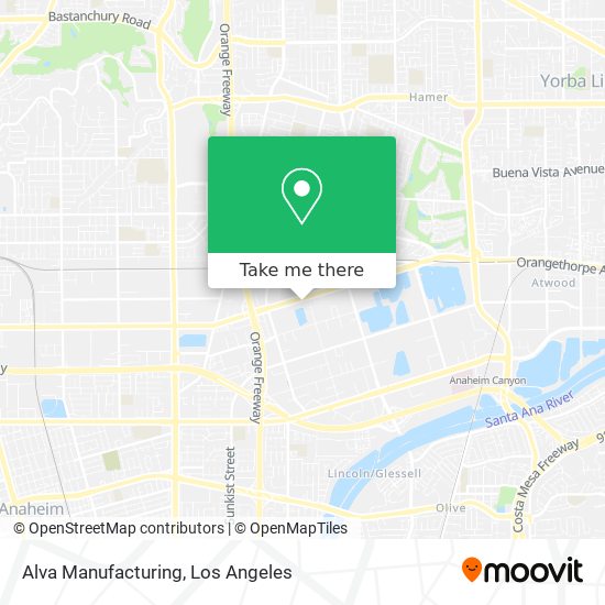 Alva Manufacturing map