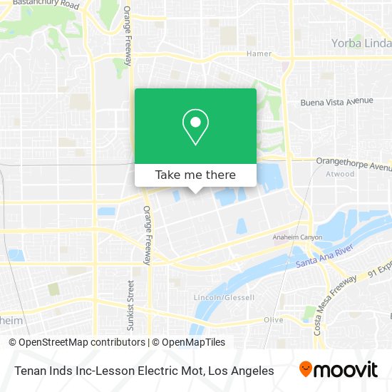 Tenan Inds Inc-Lesson Electric Mot map