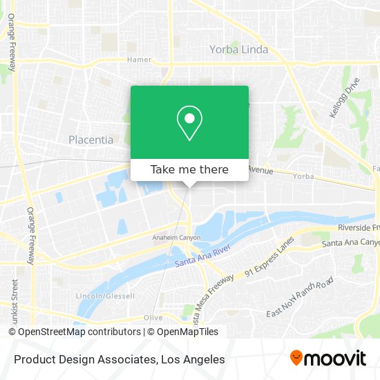 Product Design Associates map