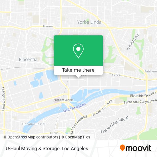 U-Haul Moving & Storage map