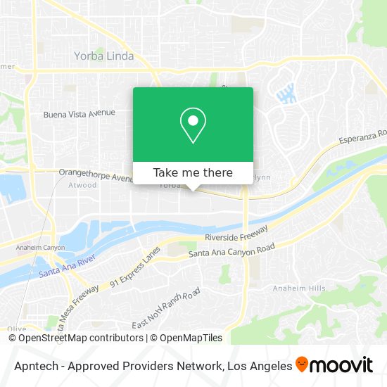 Apntech - Approved Providers Network map