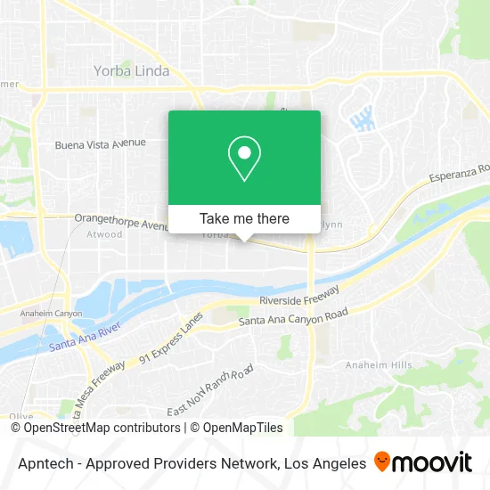 Apntech - Approved Providers Network map