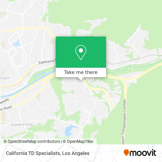 California TD Specialists map