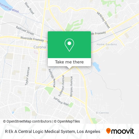 R Ek A Central Logic Medical System map