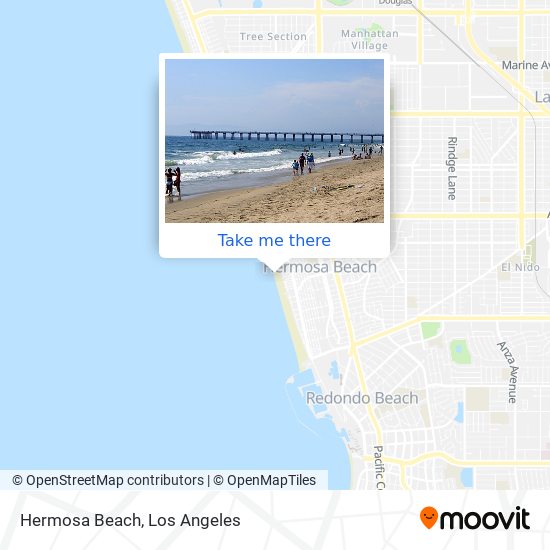 Hermosa Beach map