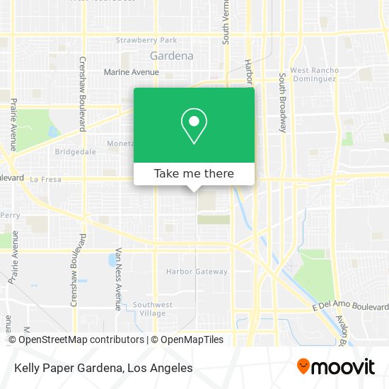 Kelly Paper Gardena map