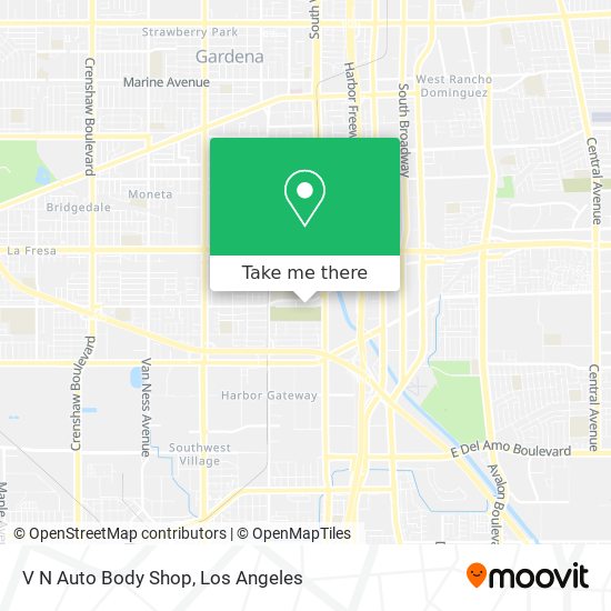 Mapa de V N Auto Body Shop