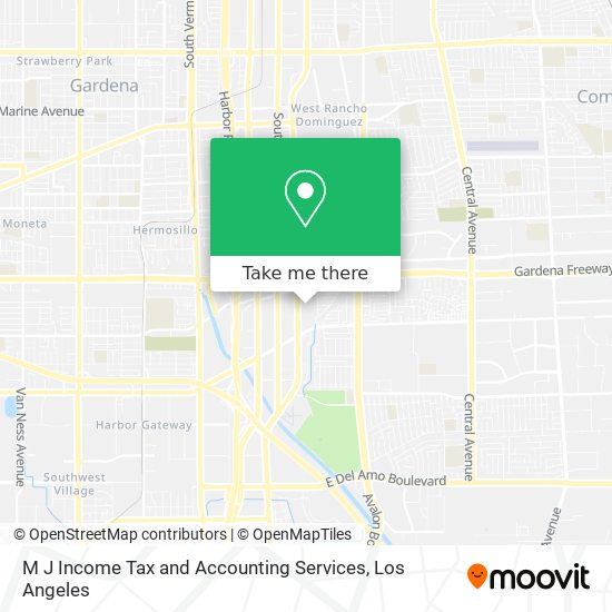 M J Income Tax and Accounting Services map