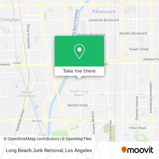 Long Beach Junk Removal map