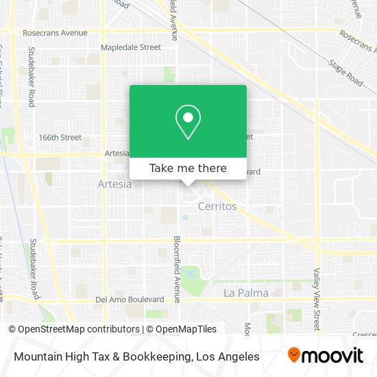 Mapa de Mountain High Tax & Bookkeeping