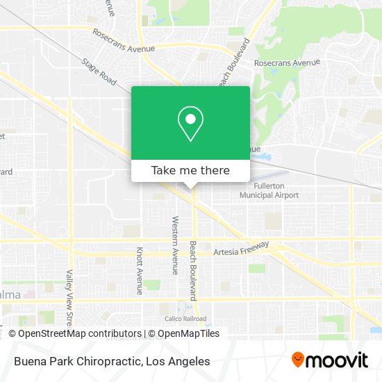 Buena Park Chiropractic map