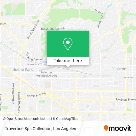 Travertine Spa Collection map