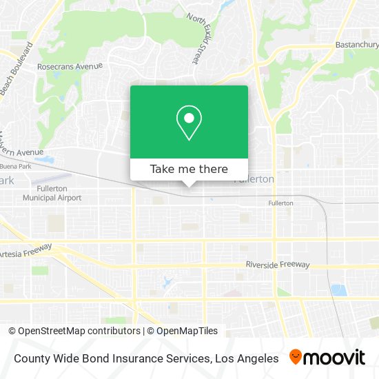 County Wide Bond Insurance Services map