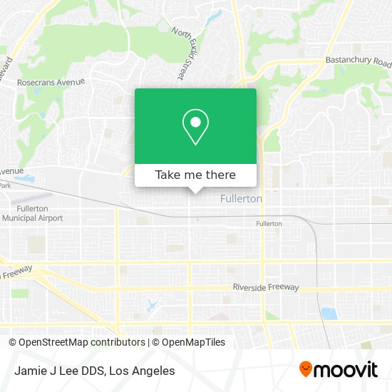 Jamie J Lee DDS map