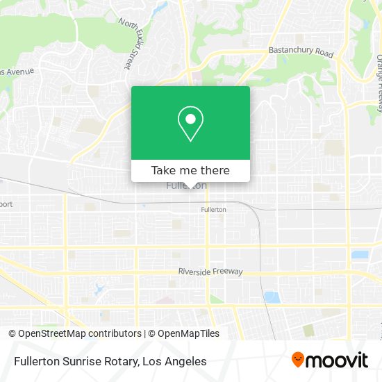 Mapa de Fullerton Sunrise Rotary