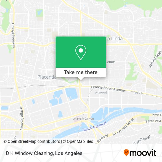 D K Window Cleaning map