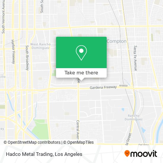 Hadco Metal Trading map