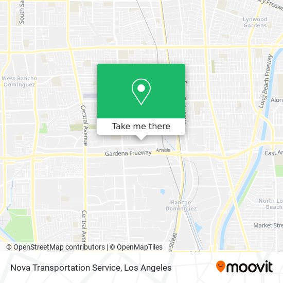 Nova Transportation Service map