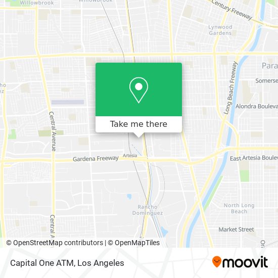 Capital One ATM map