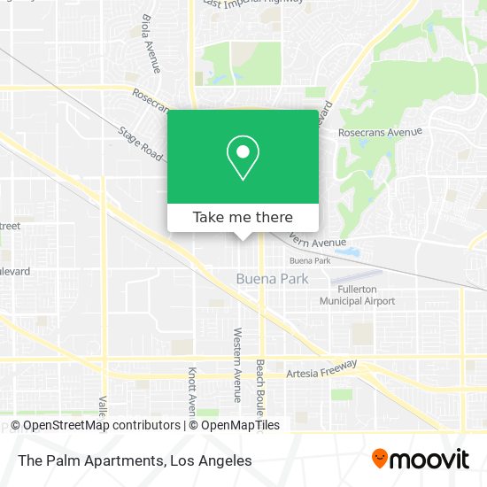 The Palm Apartments map