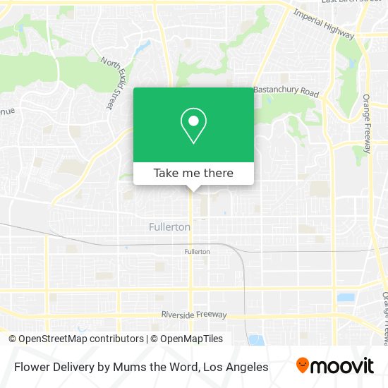 Mapa de Flower Delivery by Mums the Word