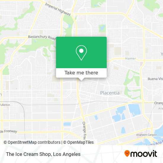 The Ice Cream Shop map